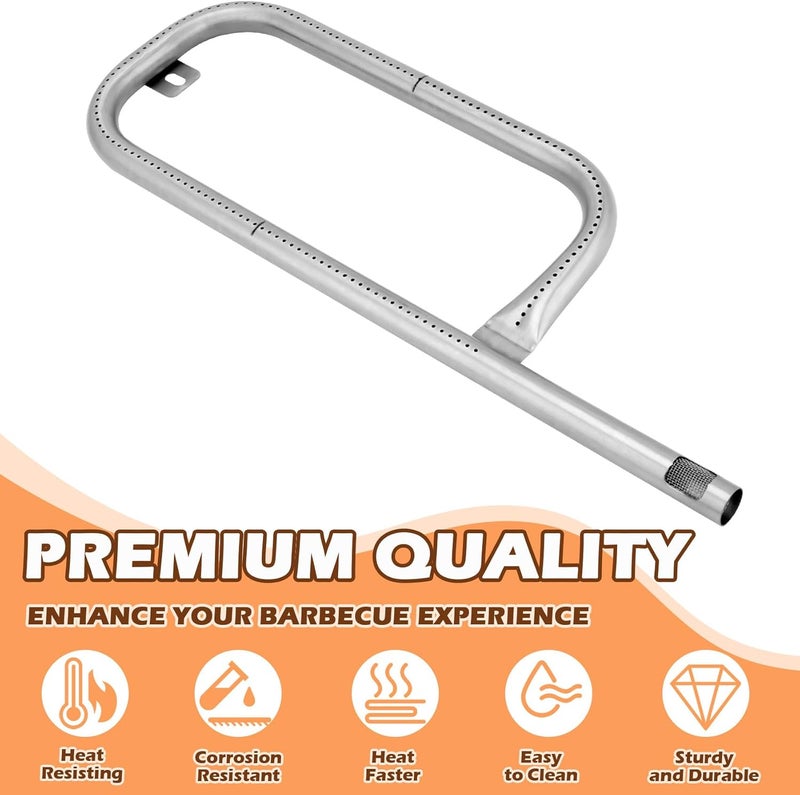 MOASKER 80477 Regulator & 69957 Burner Tube Kits Replacement Parts for Weber Q100/Q120 Series Grills Accessories, Gas Grill Valve Parts for Weber 386001 386002 516801 516002 516501 516501 Grills Parts - Image 5
